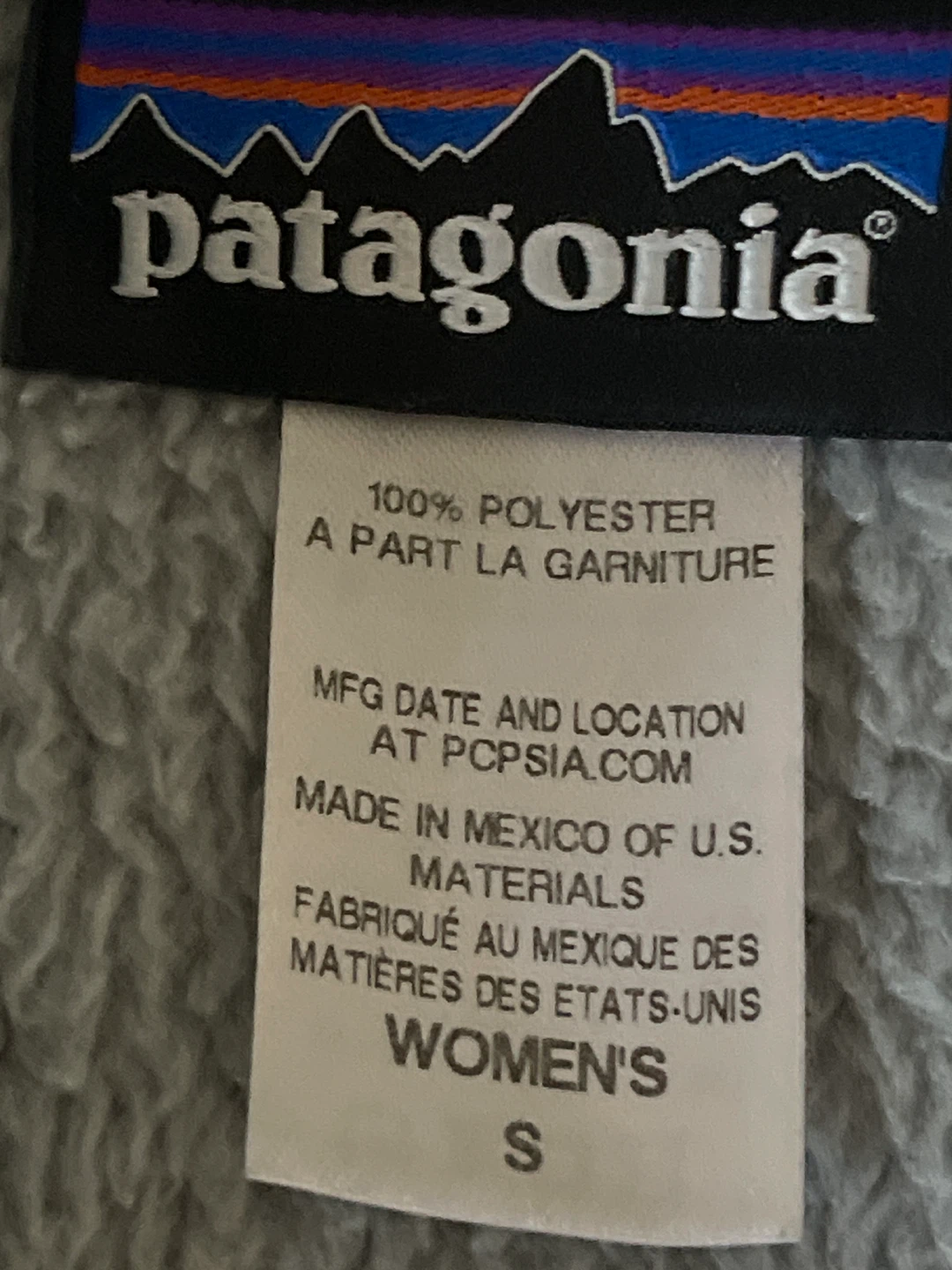 Patagonia Women's Small Fleece Pullover - Grey - Size S - photo 3