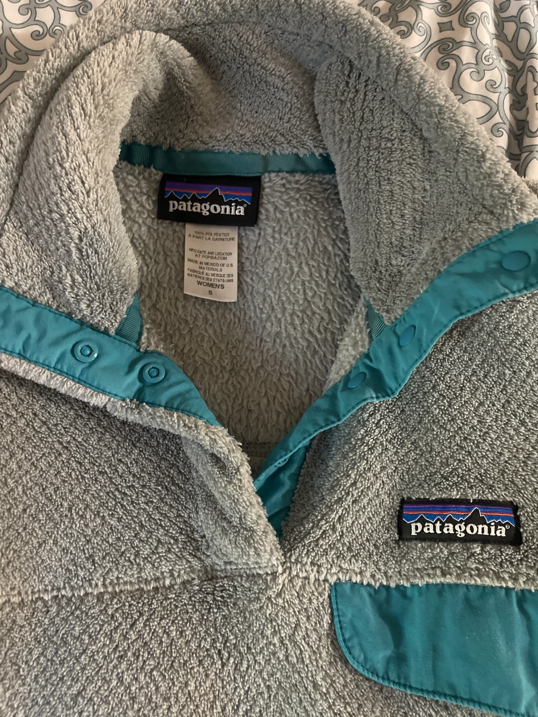 Patagonia Women's Small Fleece Pullover - Grey - Size S - photo 2