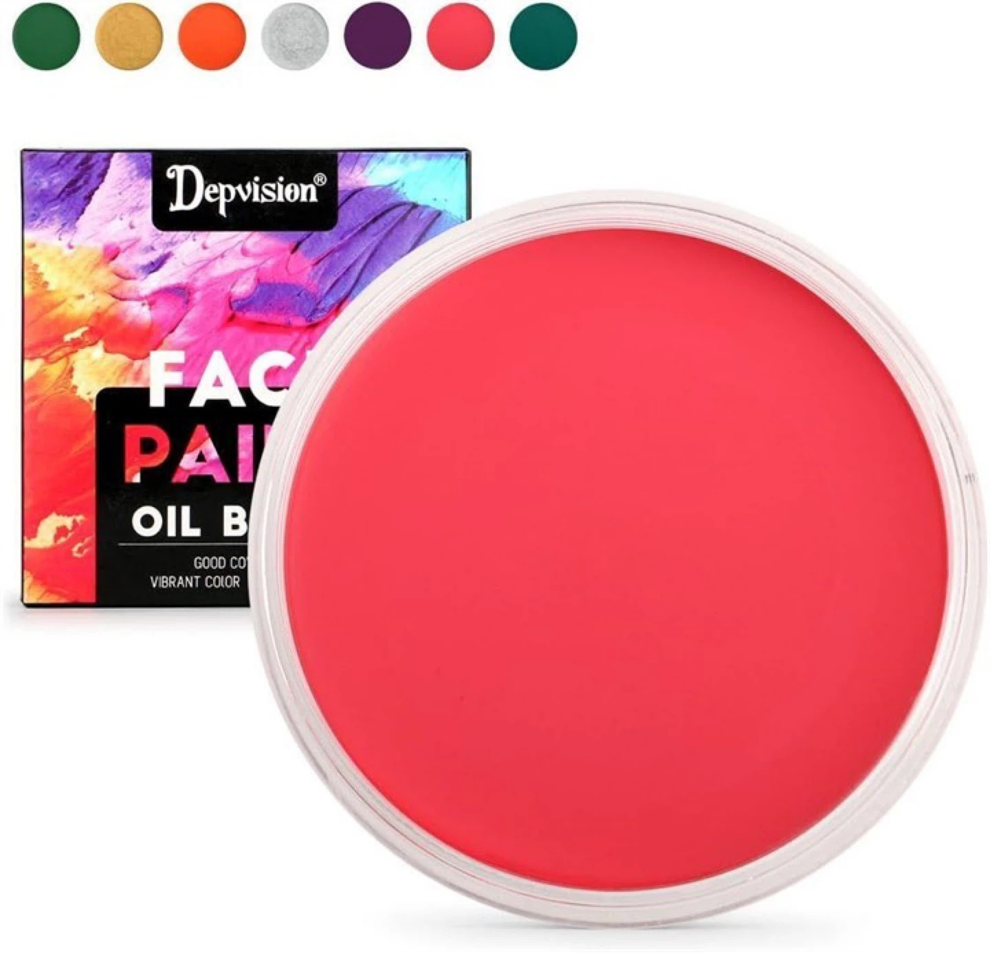 Depvision Face Paint Oil Based Vibrant Color