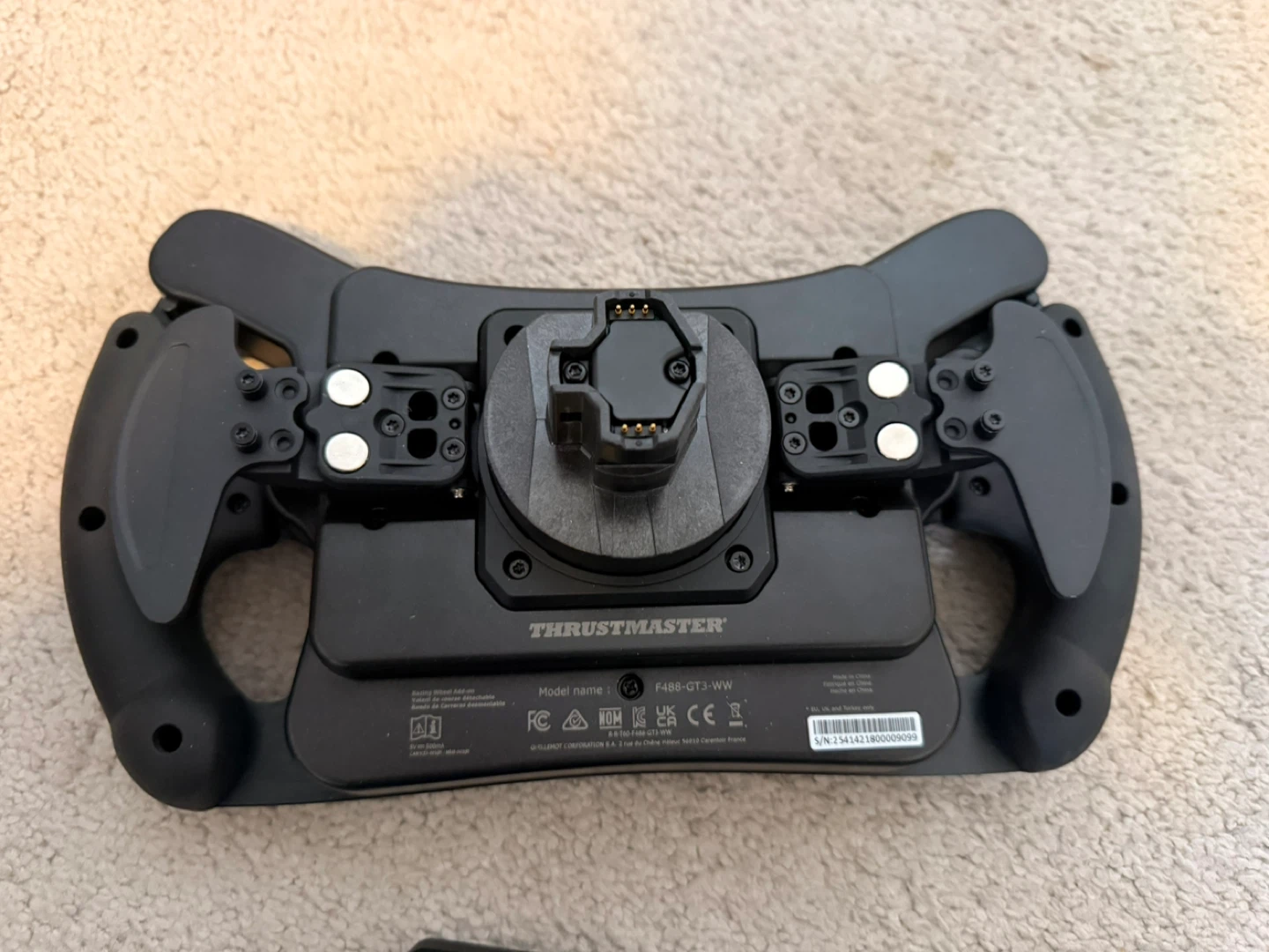 Thrustmaster Ferrari F488 GT3 Wheel Add on (w/ adapter) - photo 2