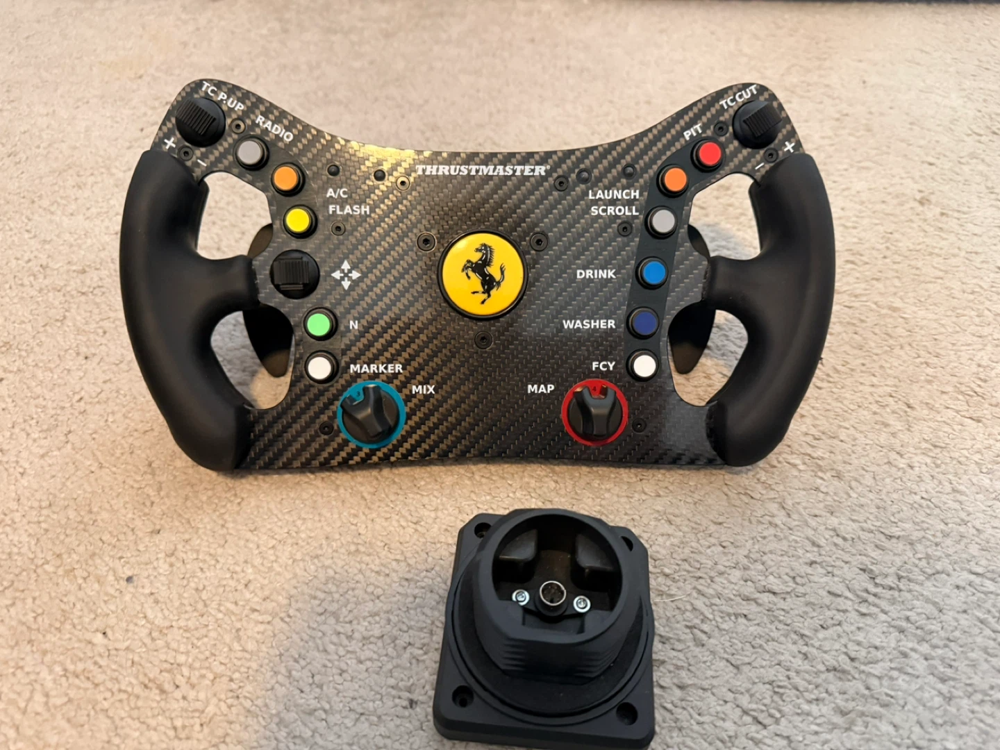 Thrustmaster Ferrari F488 GT3 Wheel Add on (w/ adapter)