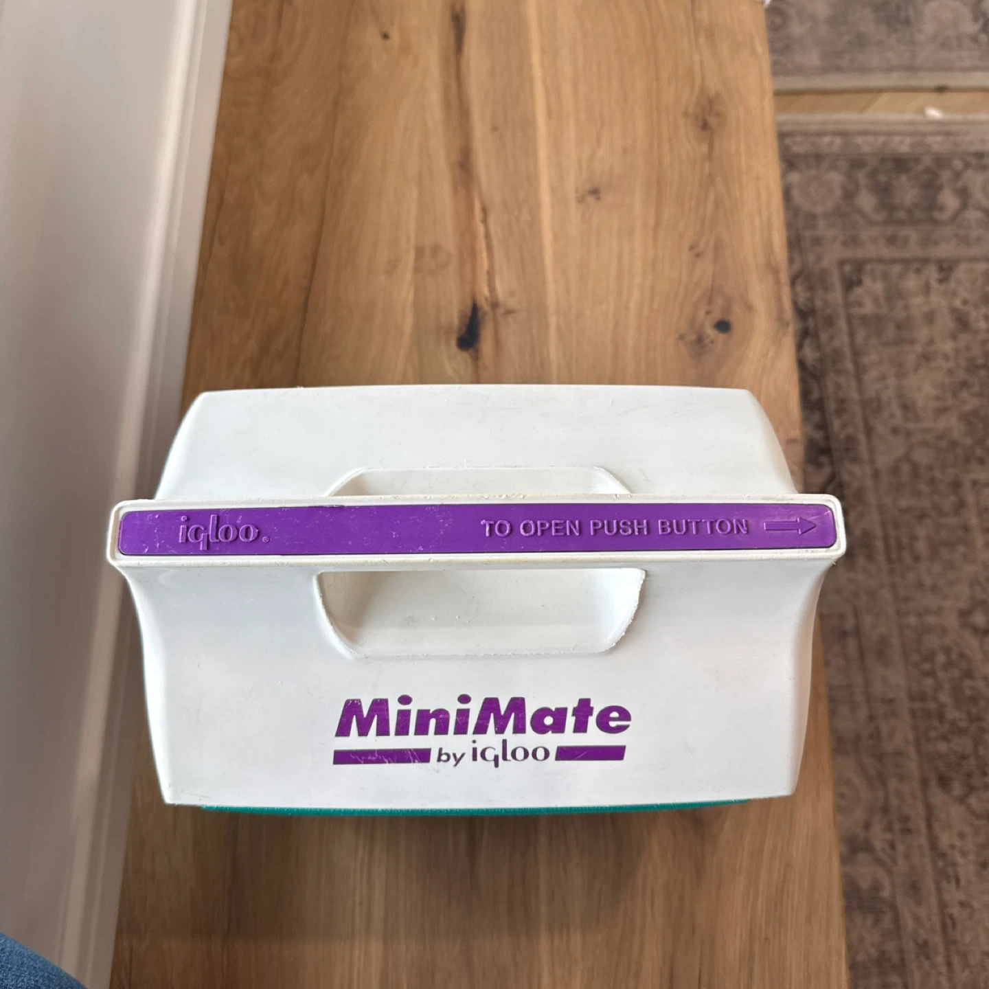 Vintage Igloo MiniMate Cooler - Teal and White - photo 5