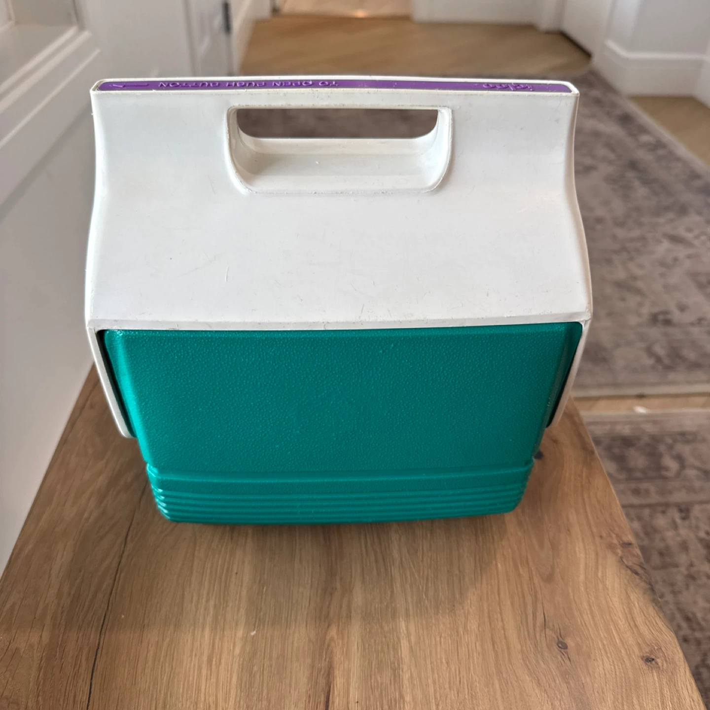 Vintage Igloo MiniMate Cooler - Teal and White - photo 3