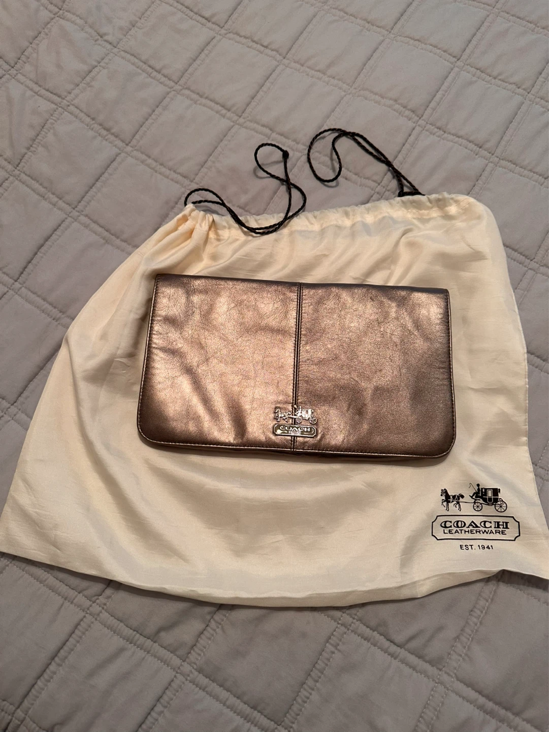 Coach Leather Clutch