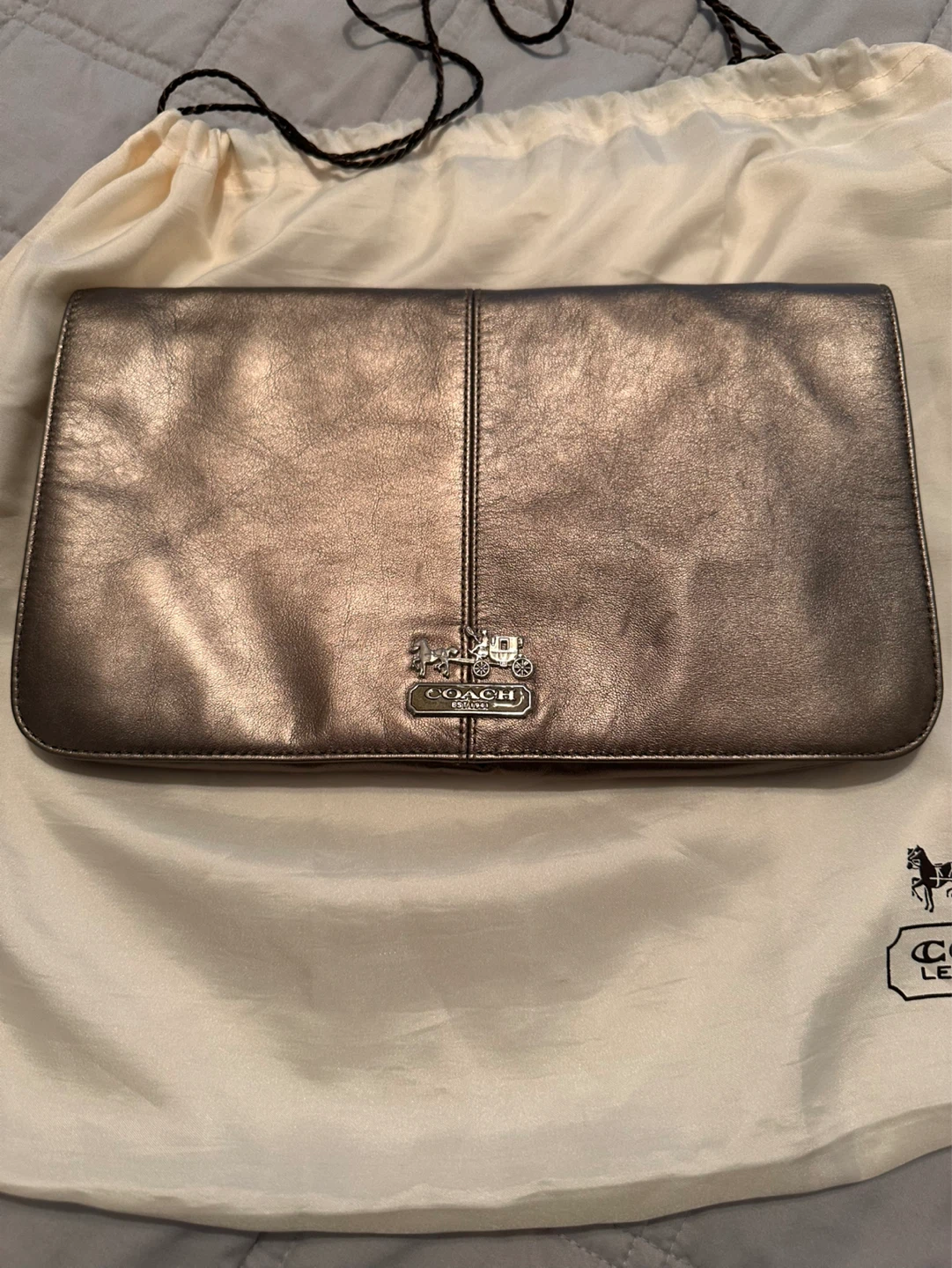 Coach Leather Clutch - photo 2