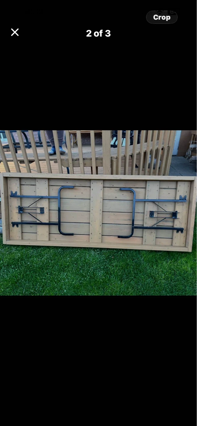 Wooden patio Table - photo 2