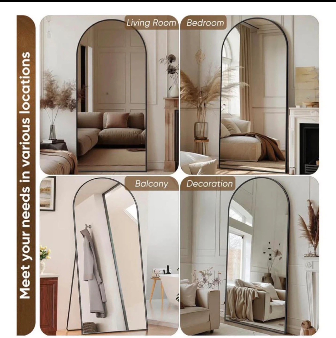 Full Length Arch Mirror