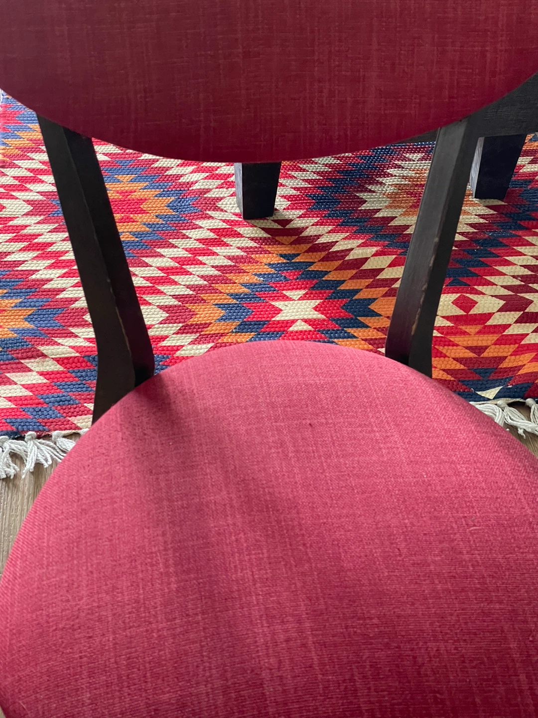 Red Upholstered Dining Chair - photo 5