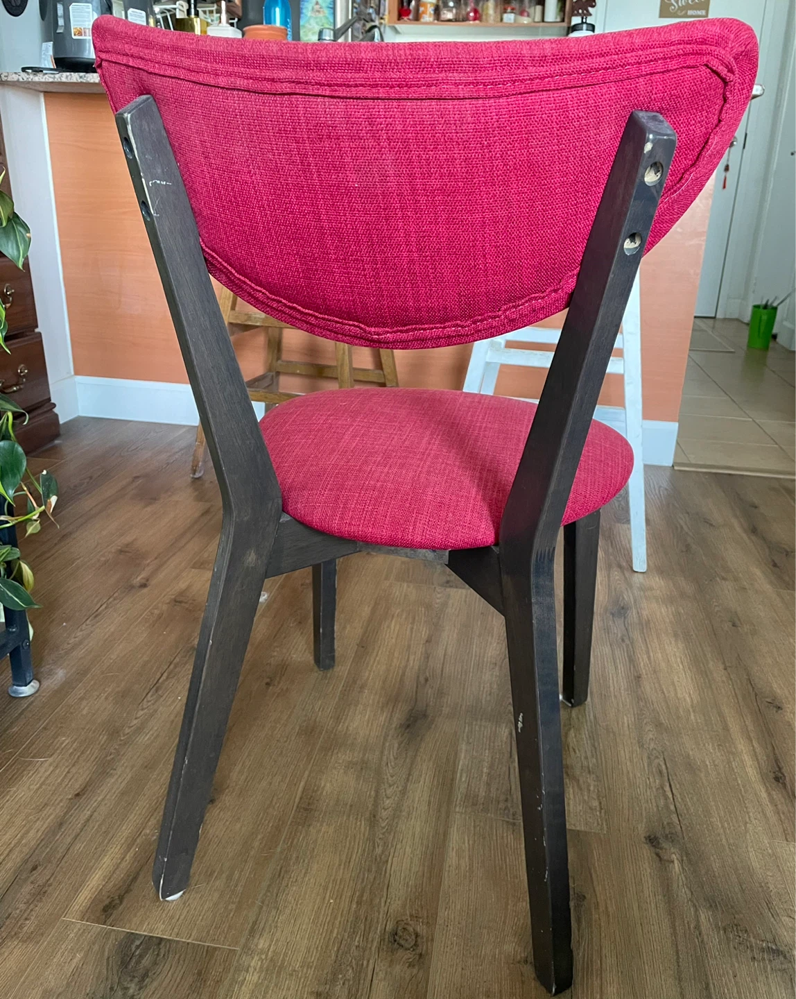 Red Upholstered Dining Chair - photo 3