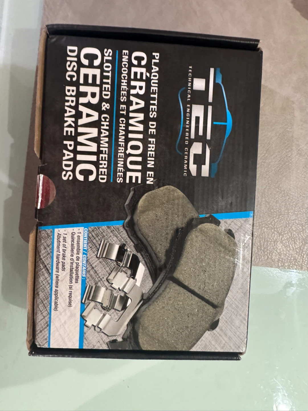 TEC Ceramic Disc Brake Pads - Slotted & Chamfered