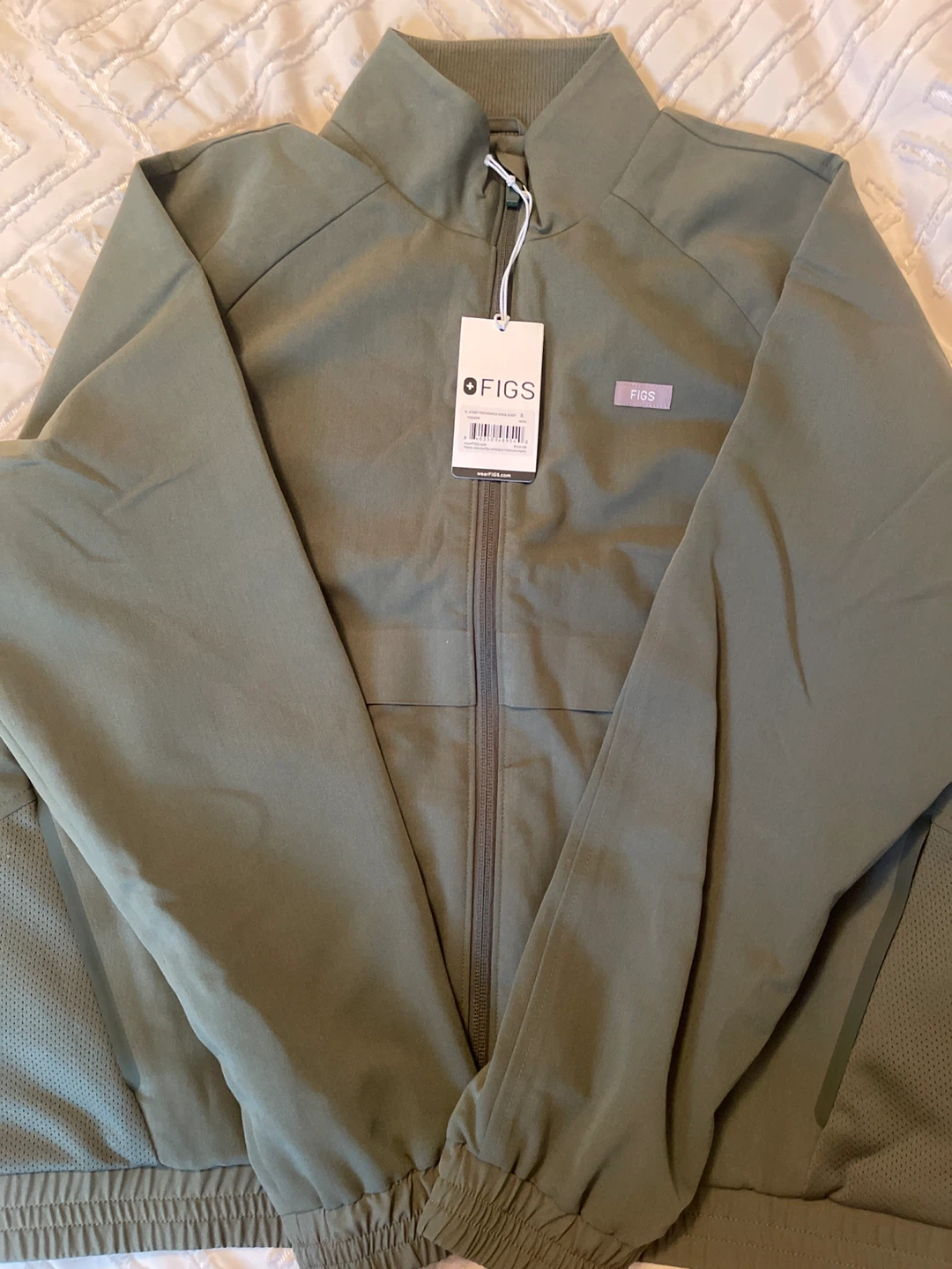 FIGS  Moss Green  Sydney Full Zip Jacket - photo 2