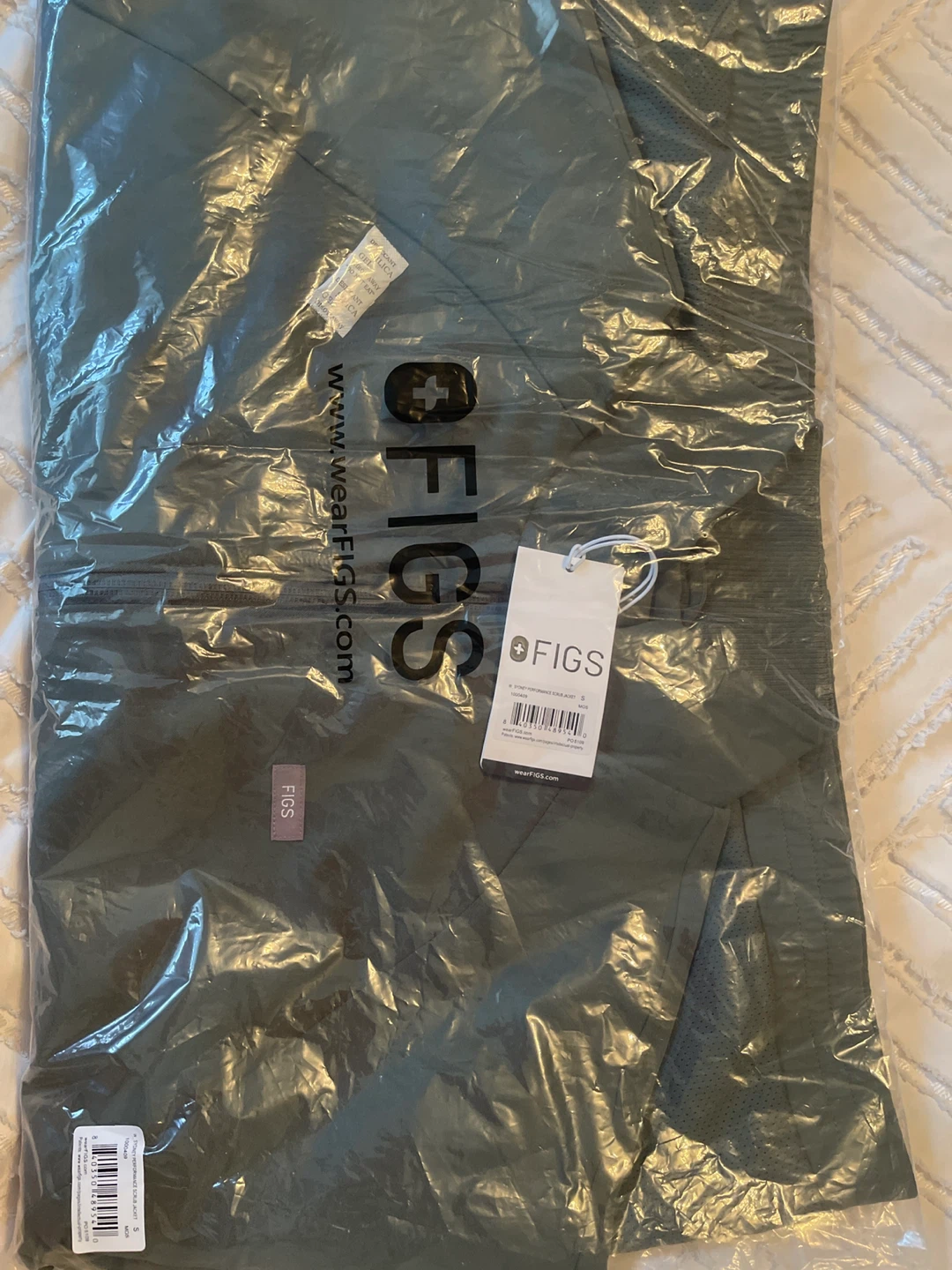 FIGS  Moss Green  Sydney Full Zip Jacket