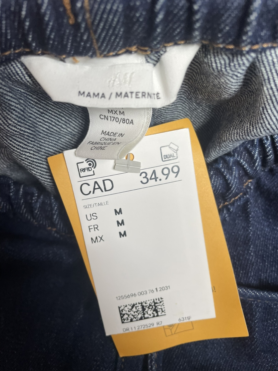 H&M Mama Maternity Denim Shorts Size M - photo 2