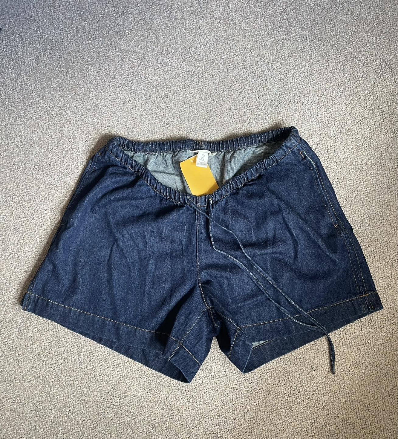 H&M Mama Maternity Denim Shorts Size M