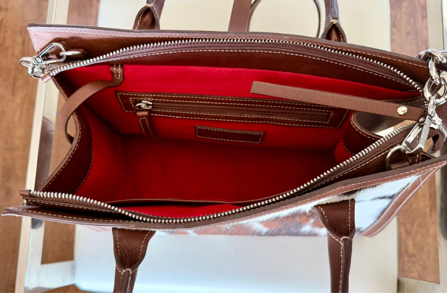 Cavalcanti Made in Italy Cowhide Leather Bag - photo 3