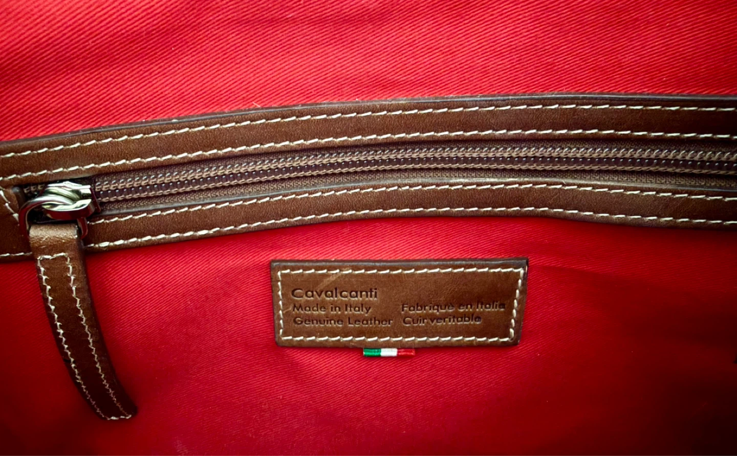 Cavalcanti Made in Italy Cowhide Leather Bag - photo 4