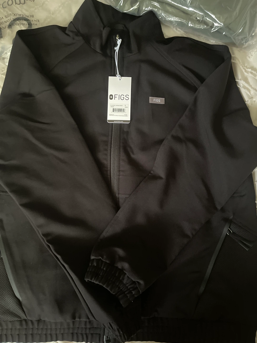FIGS Black  Sydney Full Zip Jacket - photo 2