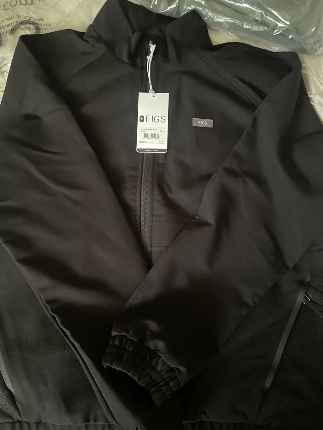 FIGS Black  Sydney Full Zip Jacket - photo 3
