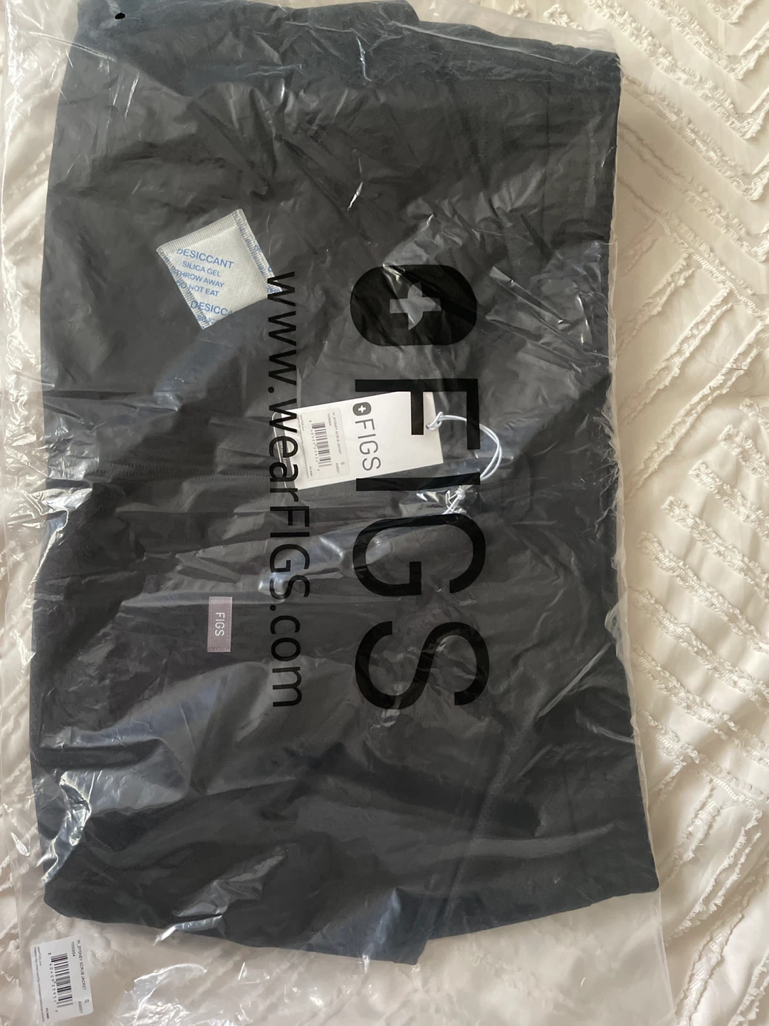 FIGS Black  Sydney Full Zip Jacket
