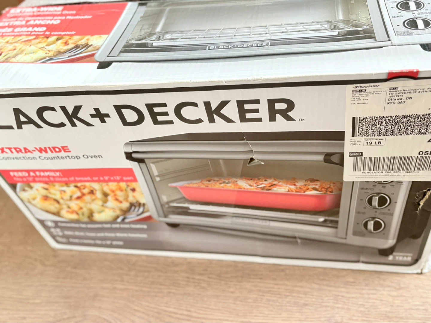 BLACK+DECKER Extra-Wide Convection Countertop Oven