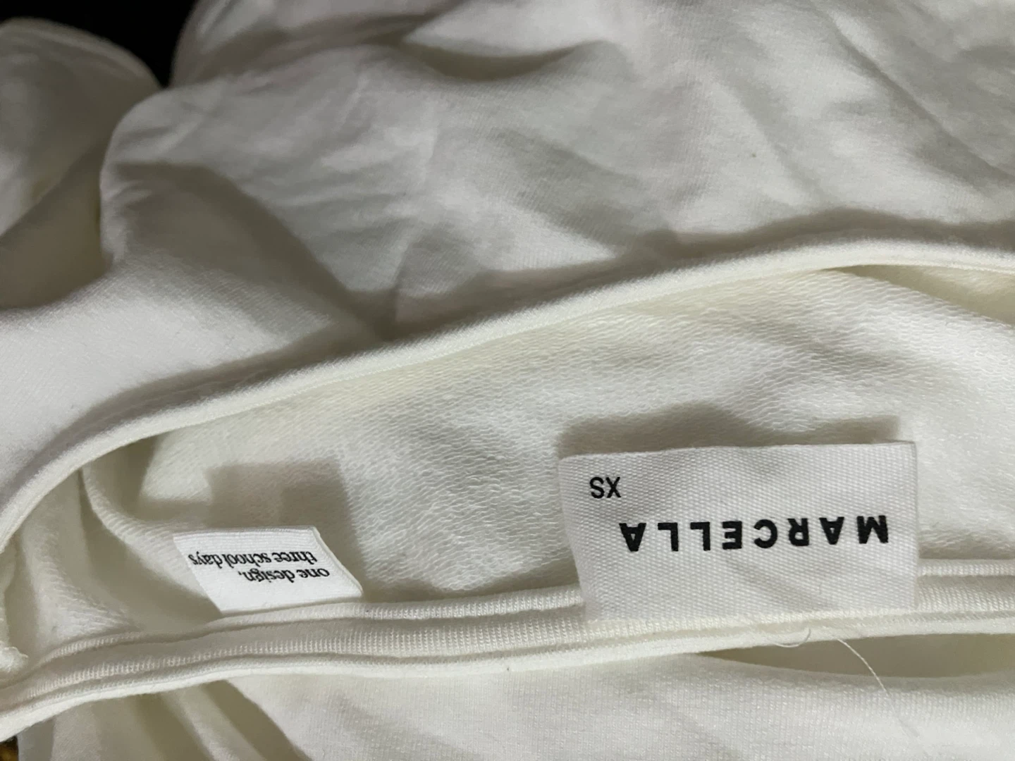 MARCELLA White Ruched Midi Dress - photo 3
