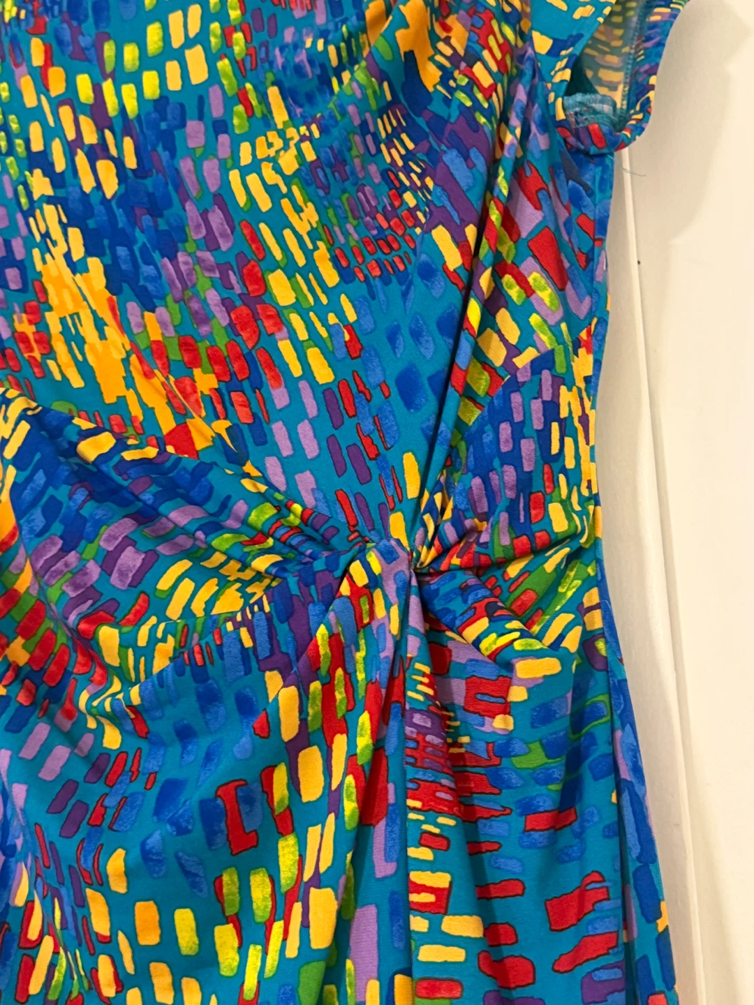 Ellen Tracy Blue  Front Knee-Length Dress Size 8 - photo 3