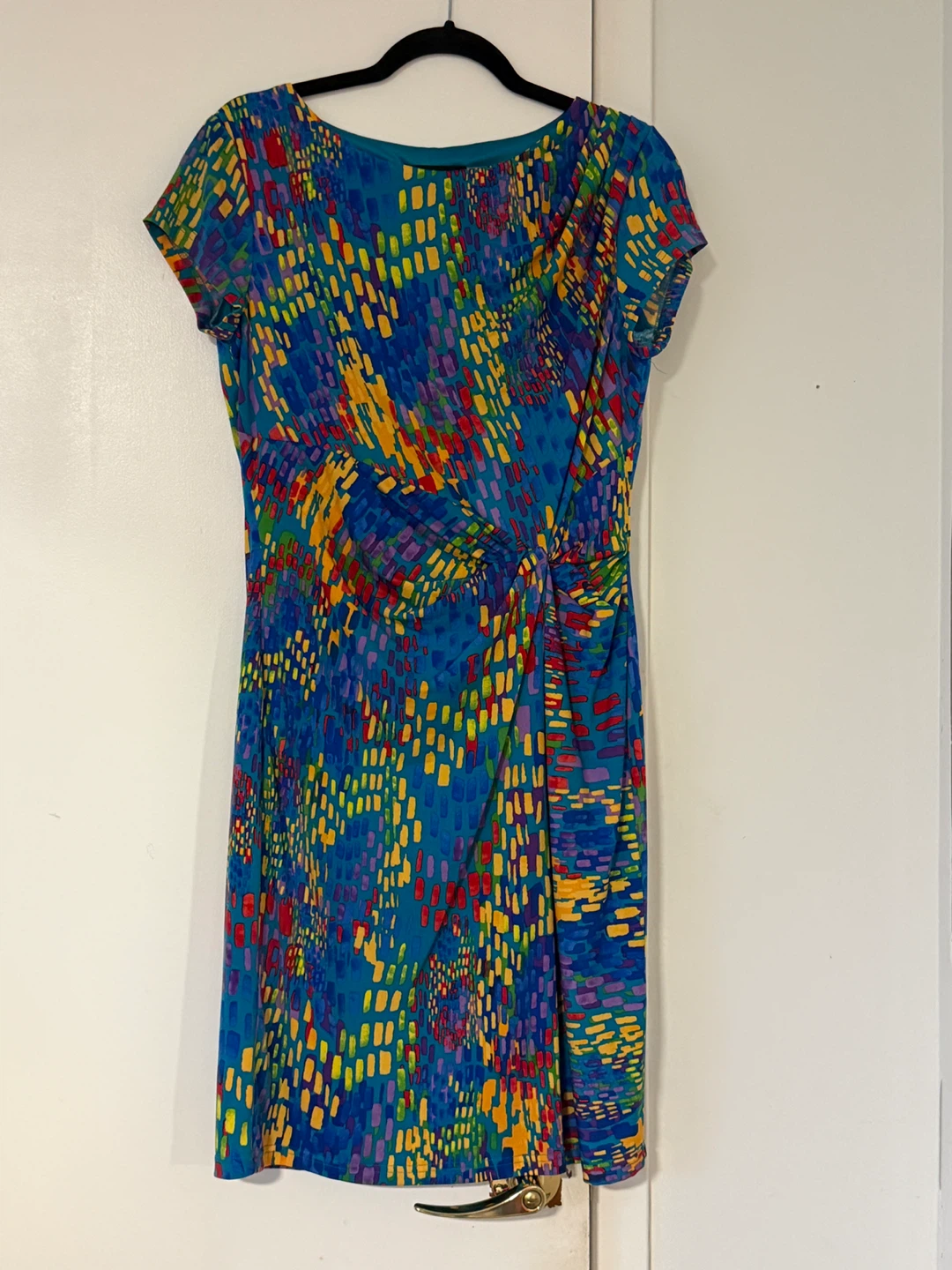 Ellen Tracy Blue  Front Knee-Length Dress Size 8 - photo 2