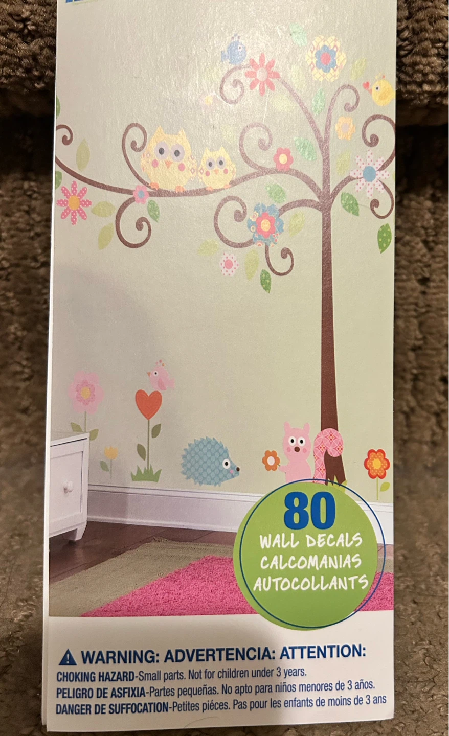 RoomMates Peel and Stick Wall Decals - Woodland Animals Tree