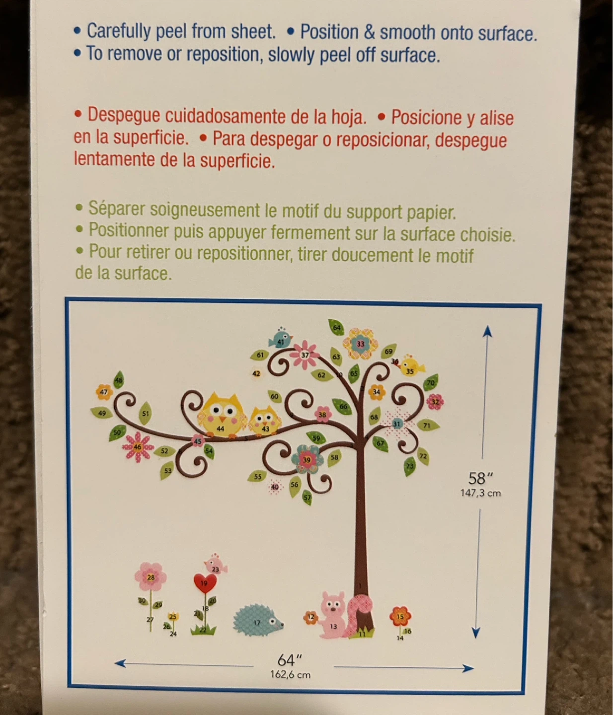 RoomMates Peel and Stick Wall Decals - Woodland Animals Tree - photo 3