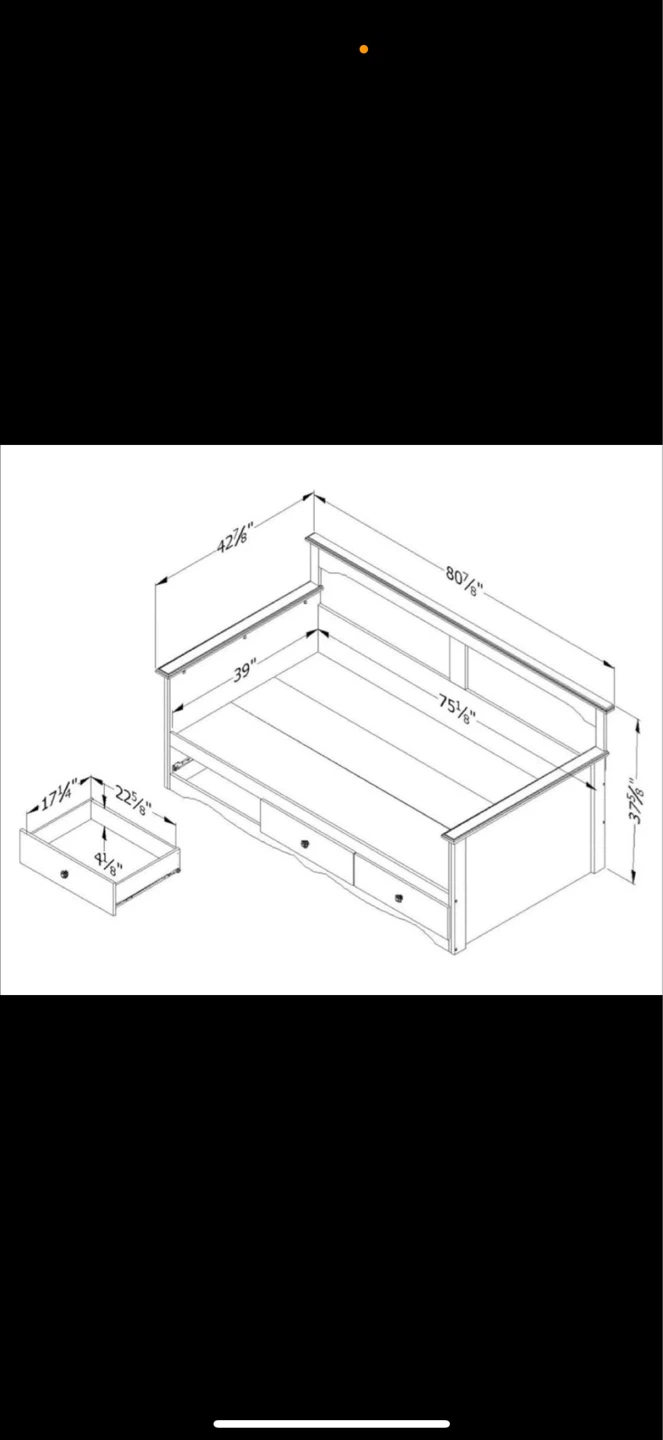 South Shore Furniture Summer Breeze Twin Daybed with Storage - photo 2