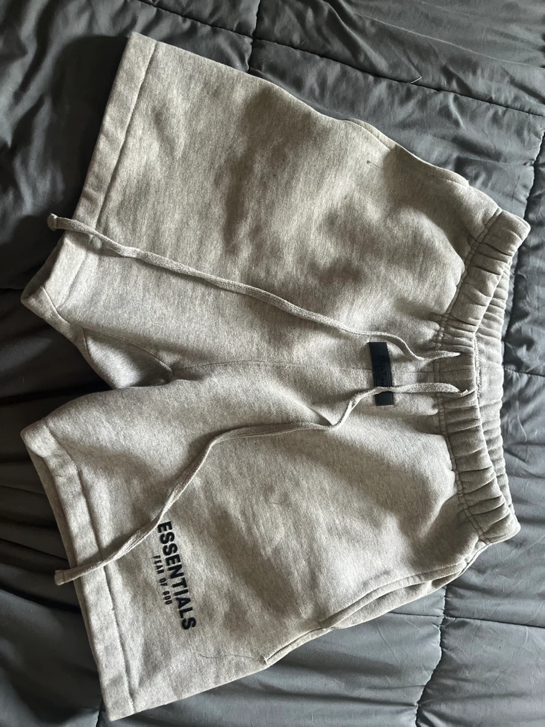 Grey essentials fear of God shorts size small