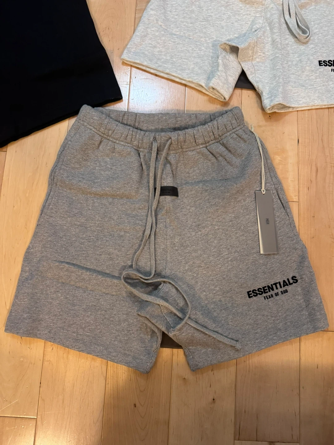Dark Oatmeal Essentials Shorts Brand New