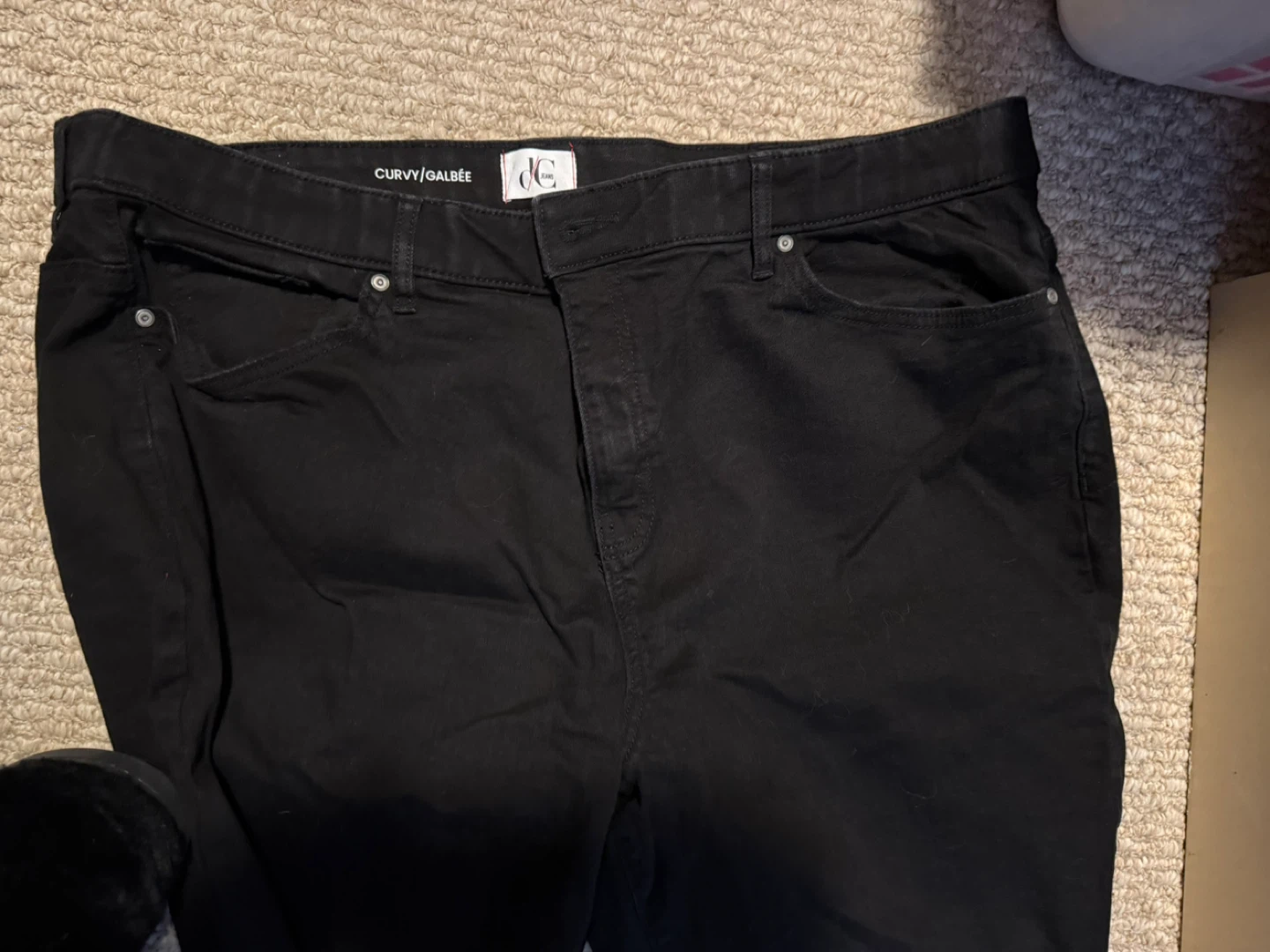 Pennington’s Black Curvy Fit Jeans Size 24 - photo 4