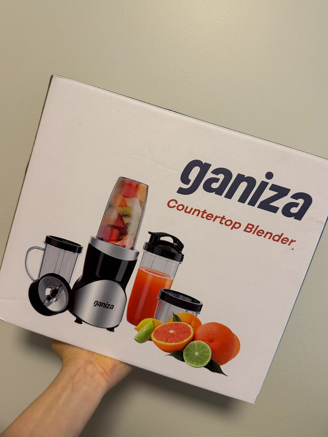 Ganiza Countertop Blender with 3 glass bottles (Used)