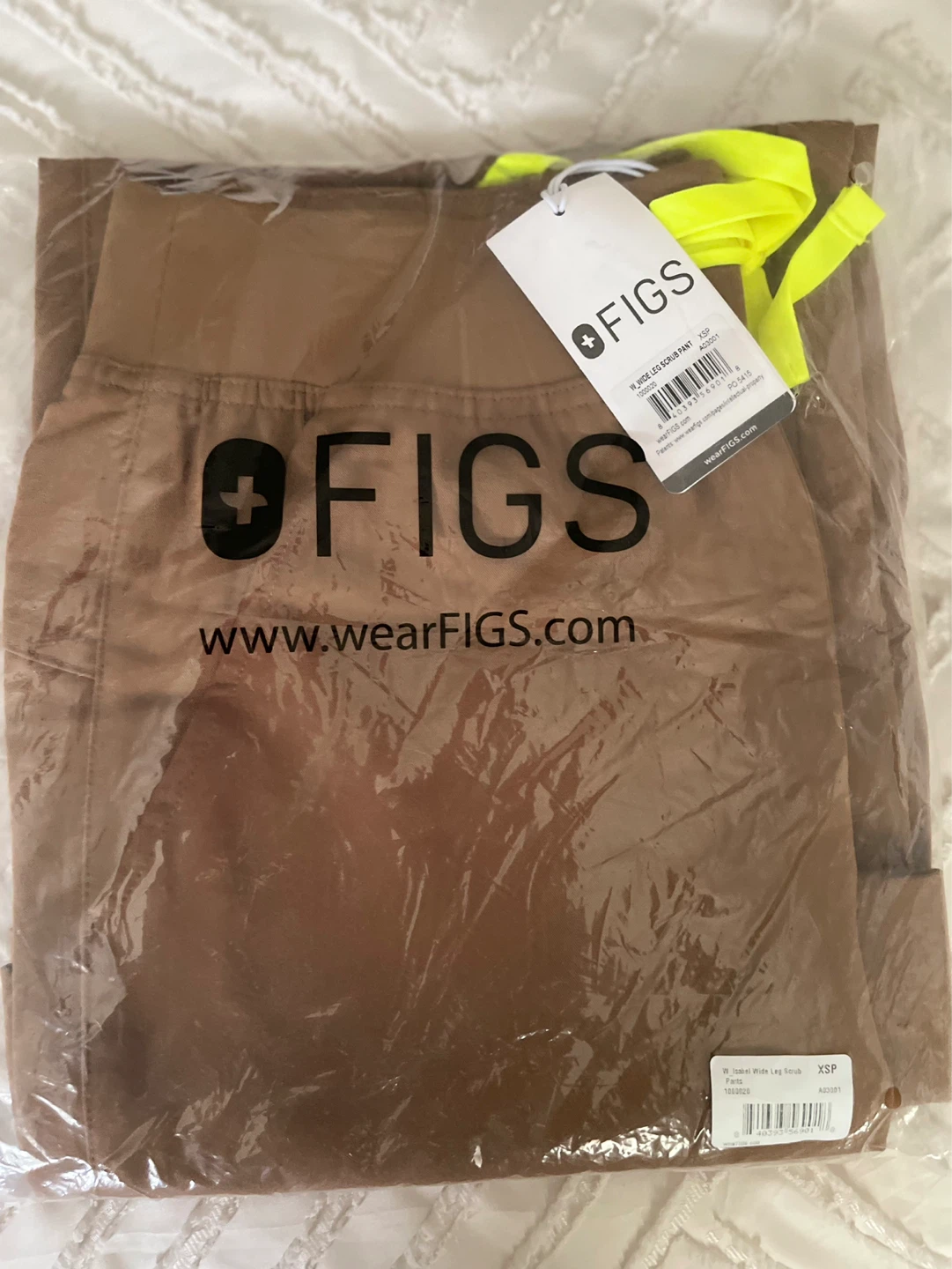 FIGS "Houston" Brown Scrub Pants - Size XSP