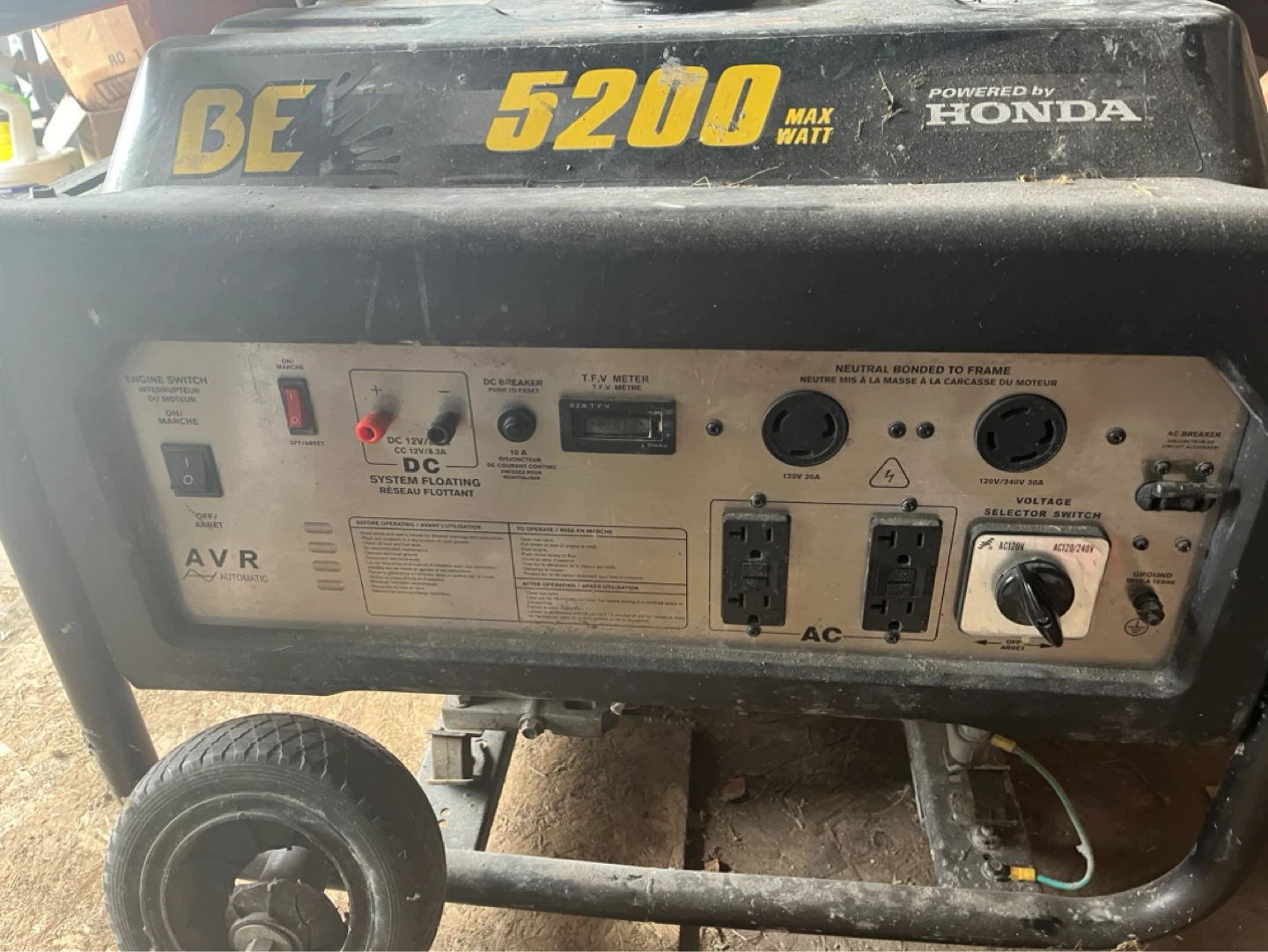 Honda BE 5200 Max Watt Generator - photo 2