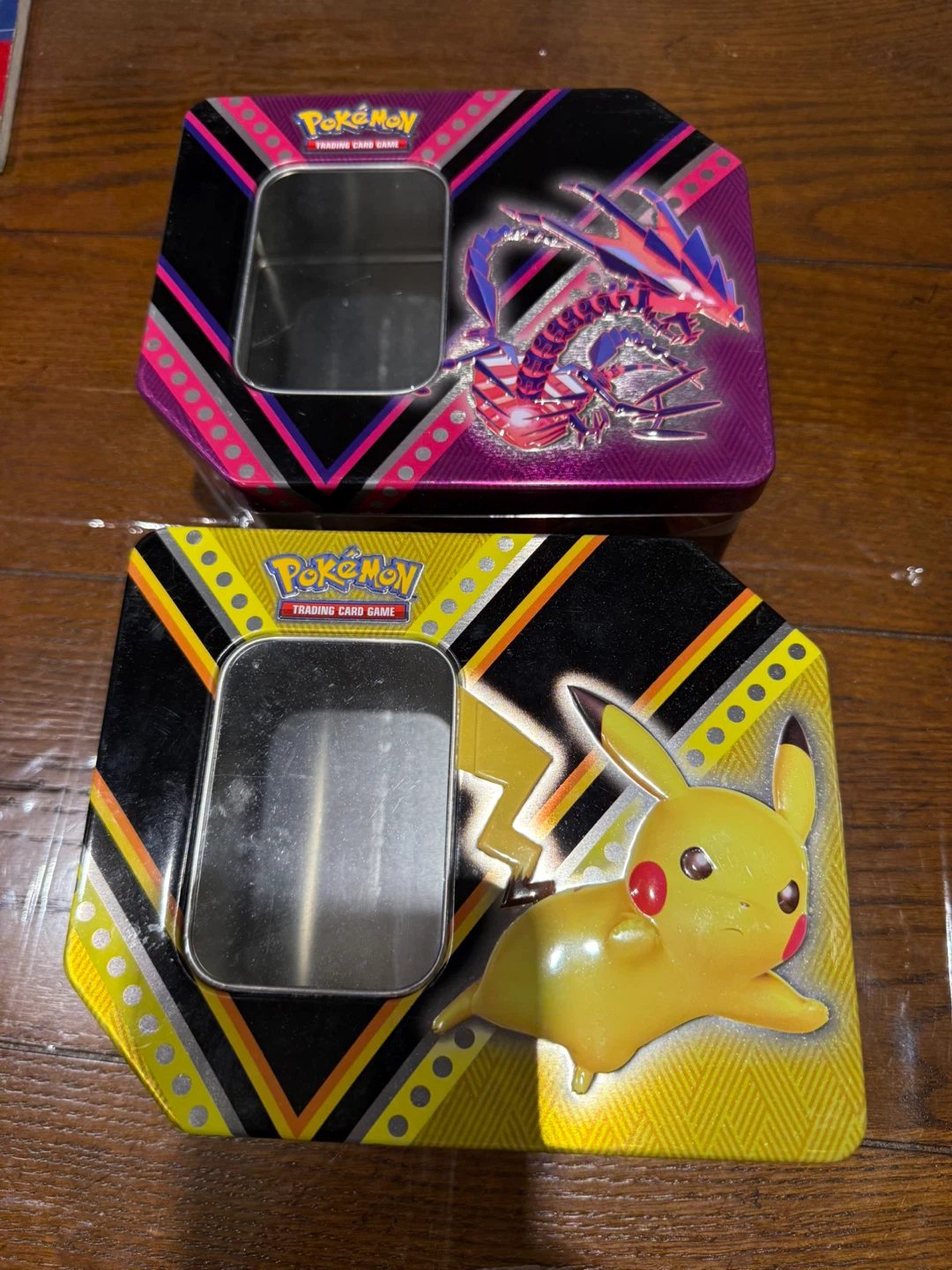 Pokémon empty Tins