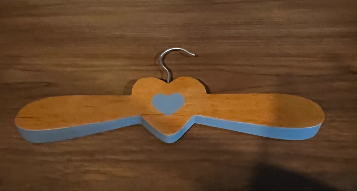 Wooden Hanger with Teddy Bear Design - photo 4