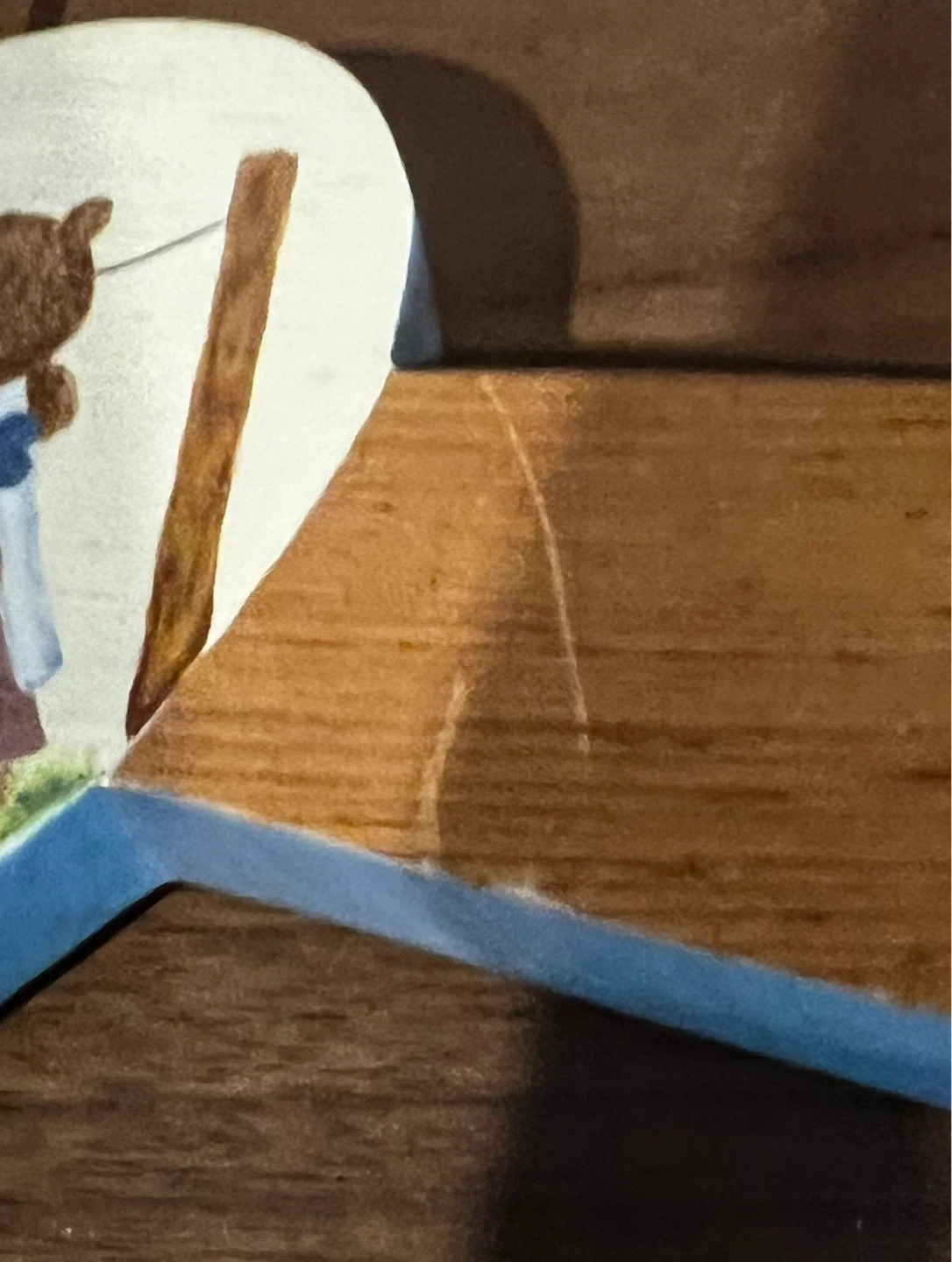 Wooden Hanger with Teddy Bear Design - photo 3
