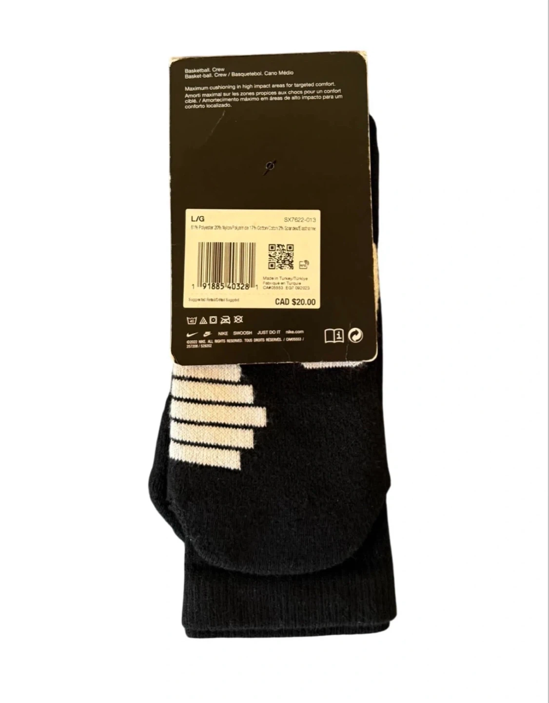 Nike Elite Basketball Crew Socks - photo 2