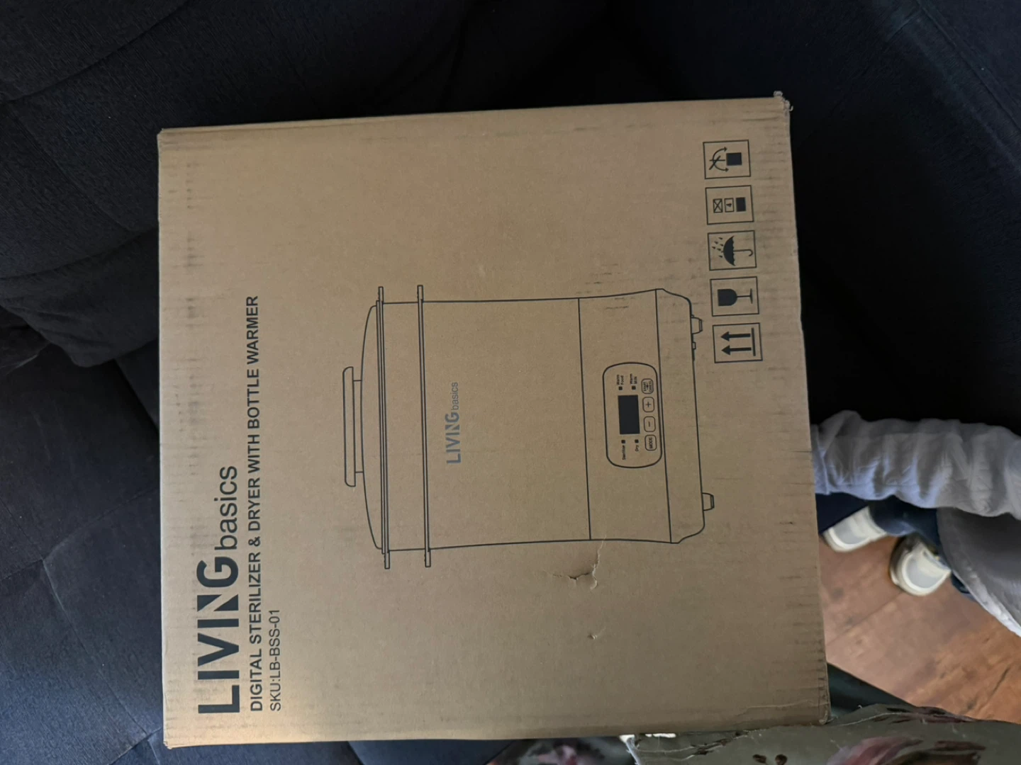LIVING basics Digital Sterilizer & Dryer with Bottle Warmer