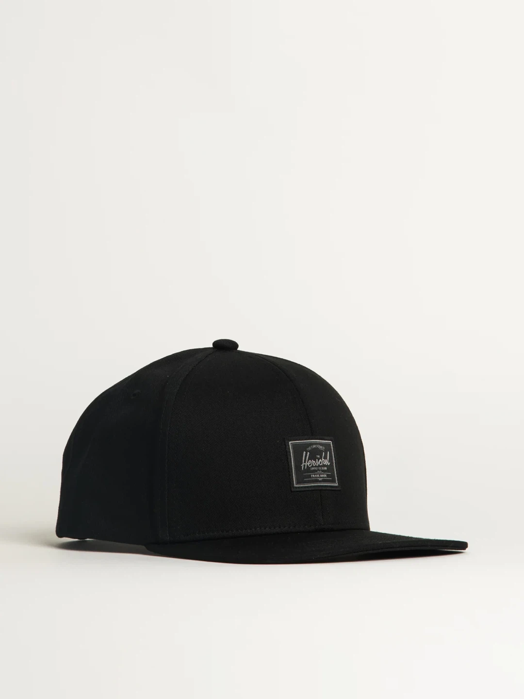 Herschel Black Whaler 6 Panel Cap