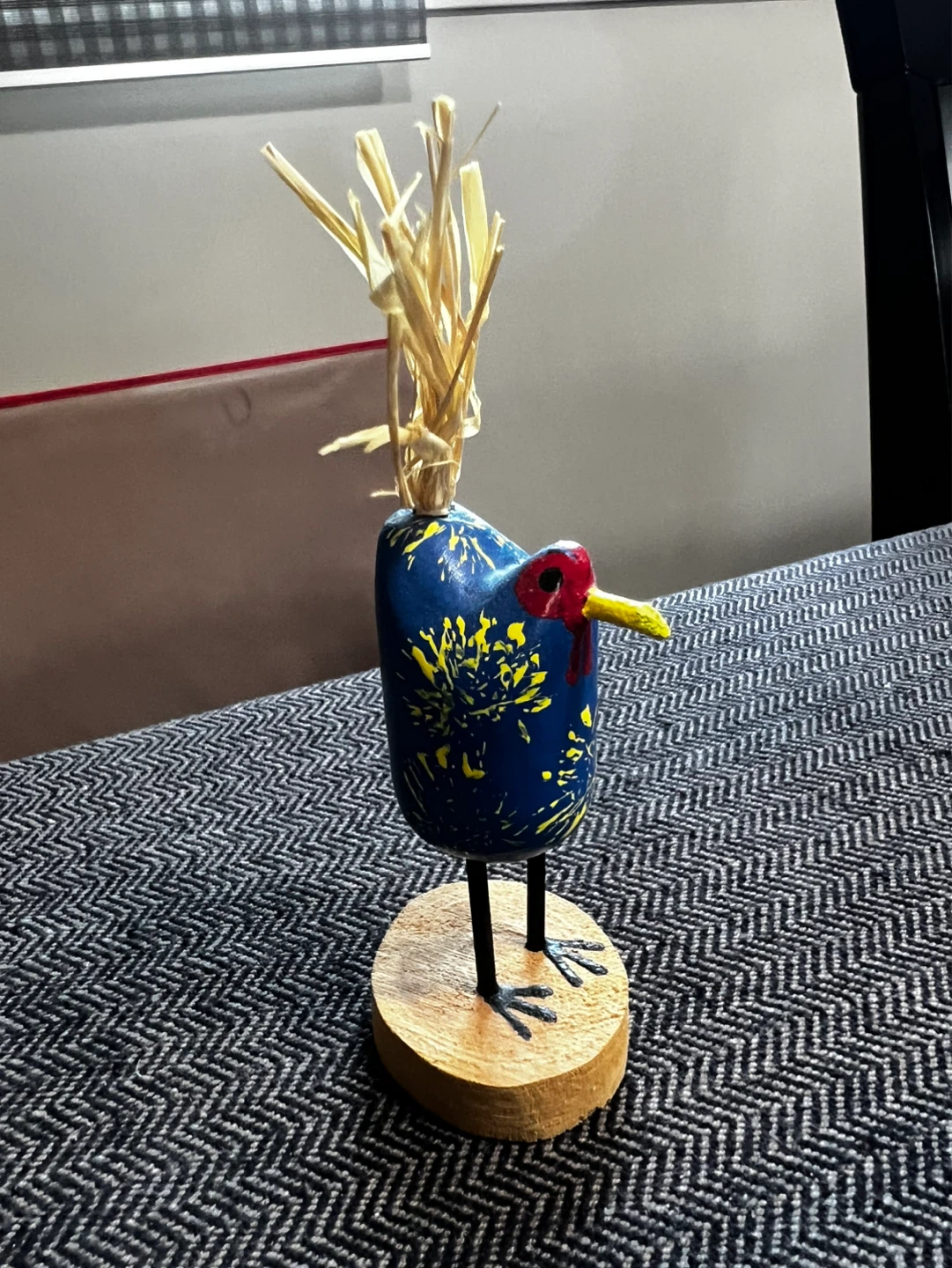 Navajo folk art chicken figurine - photo 2