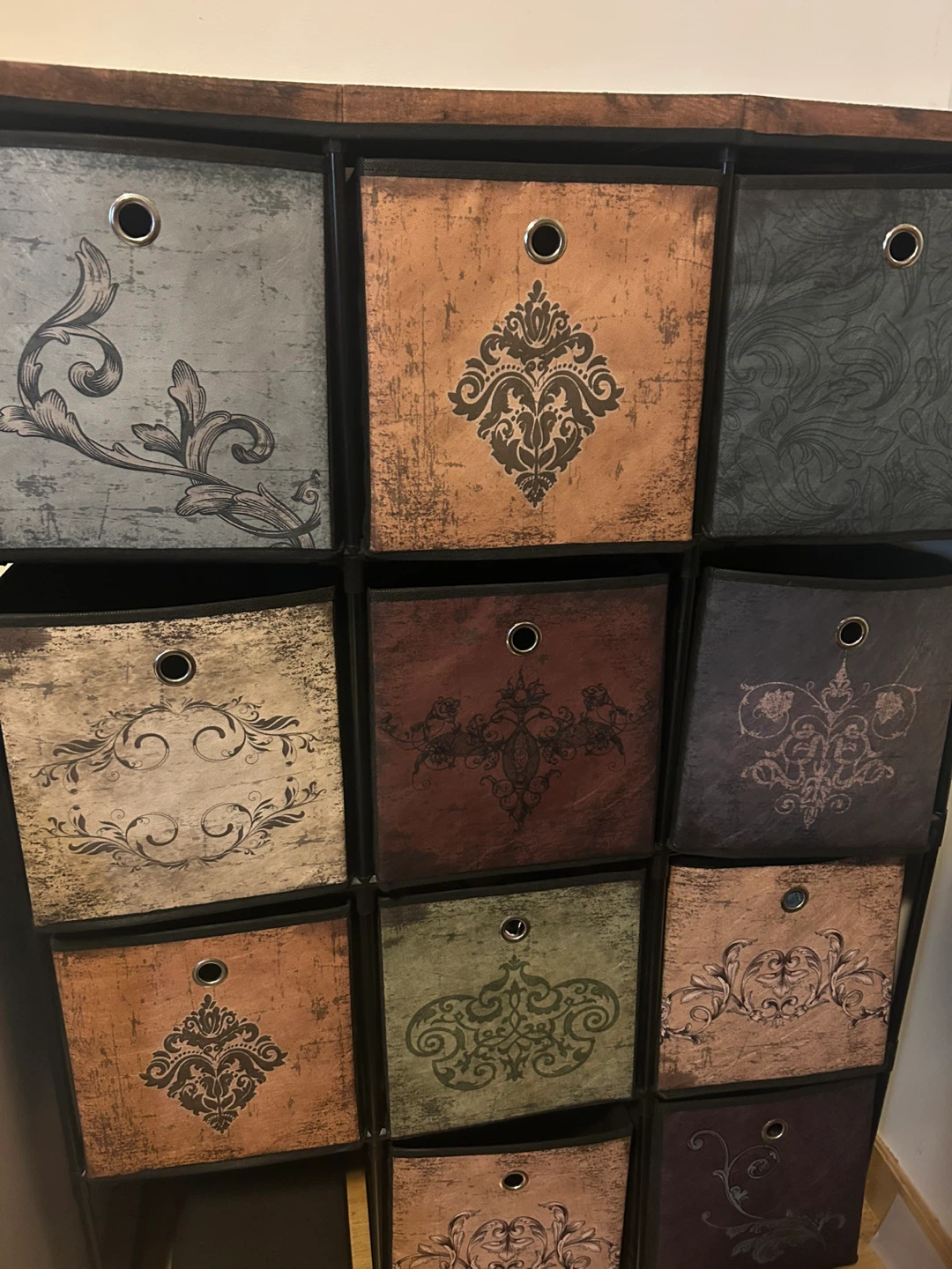 Decorative Storage Cube Bins Set