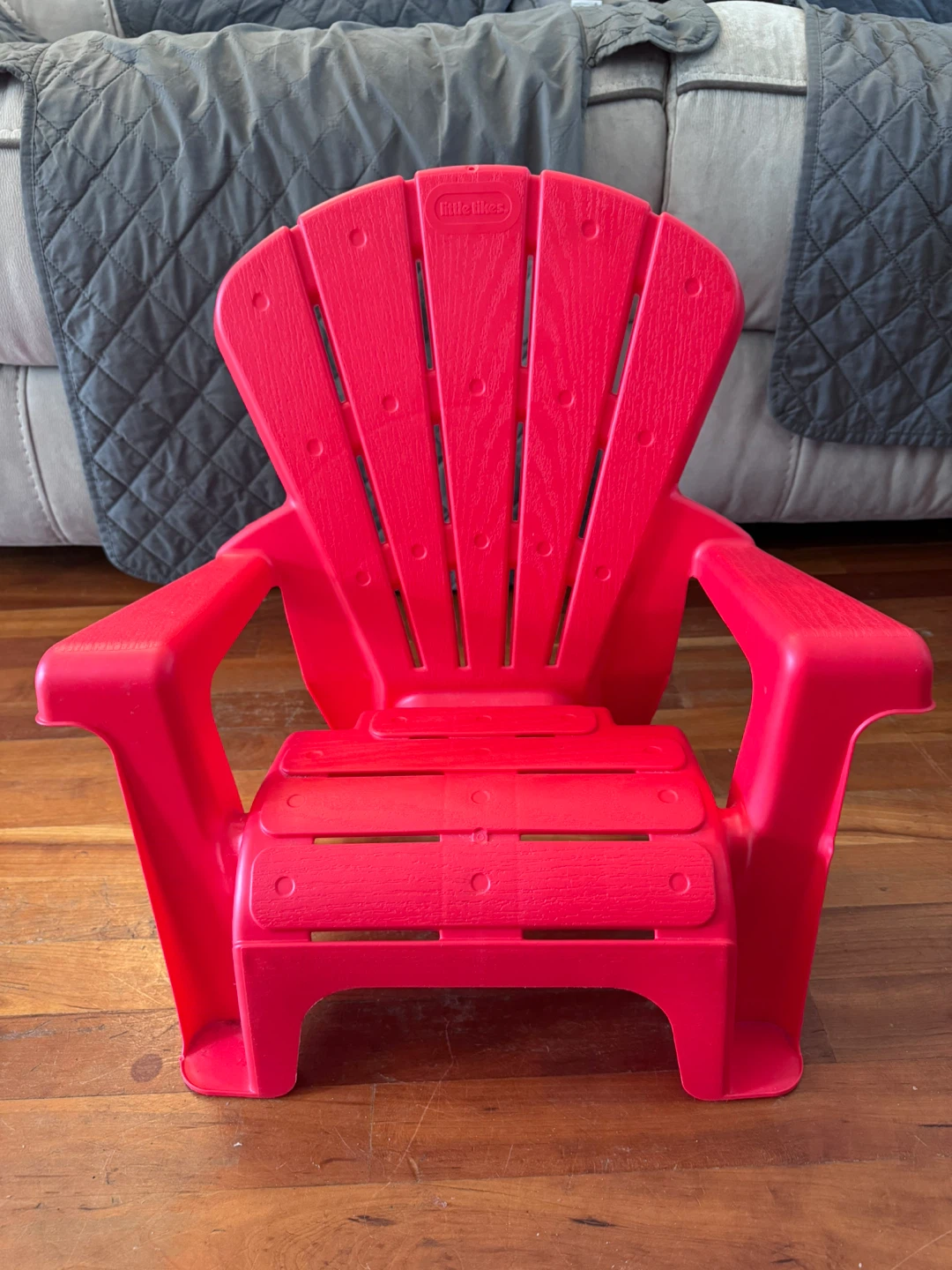Little Tikes Red Plastic Adirondack Kids Chair - photo 2