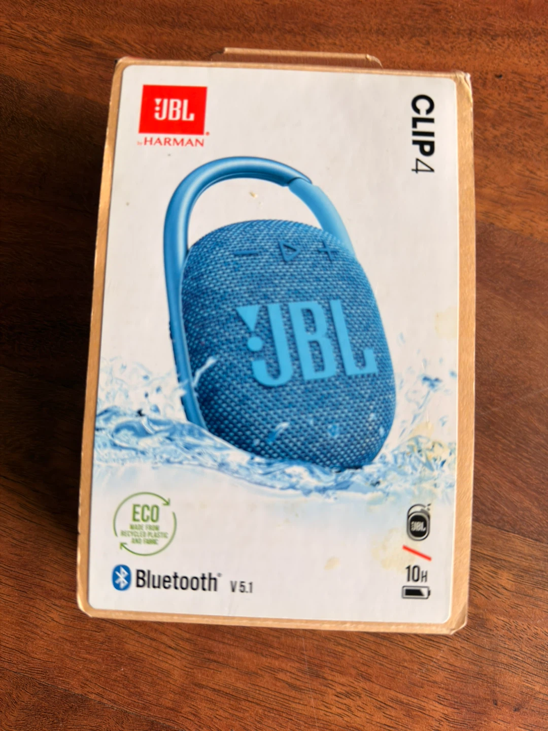 JBL Clip 4 Portable Waterproof Bluetooth Speaker - Blue - photo 5