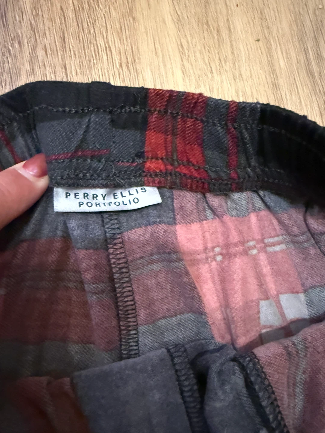 Perry Ellis Portfolio Plaid Pajama Pants - photo 4