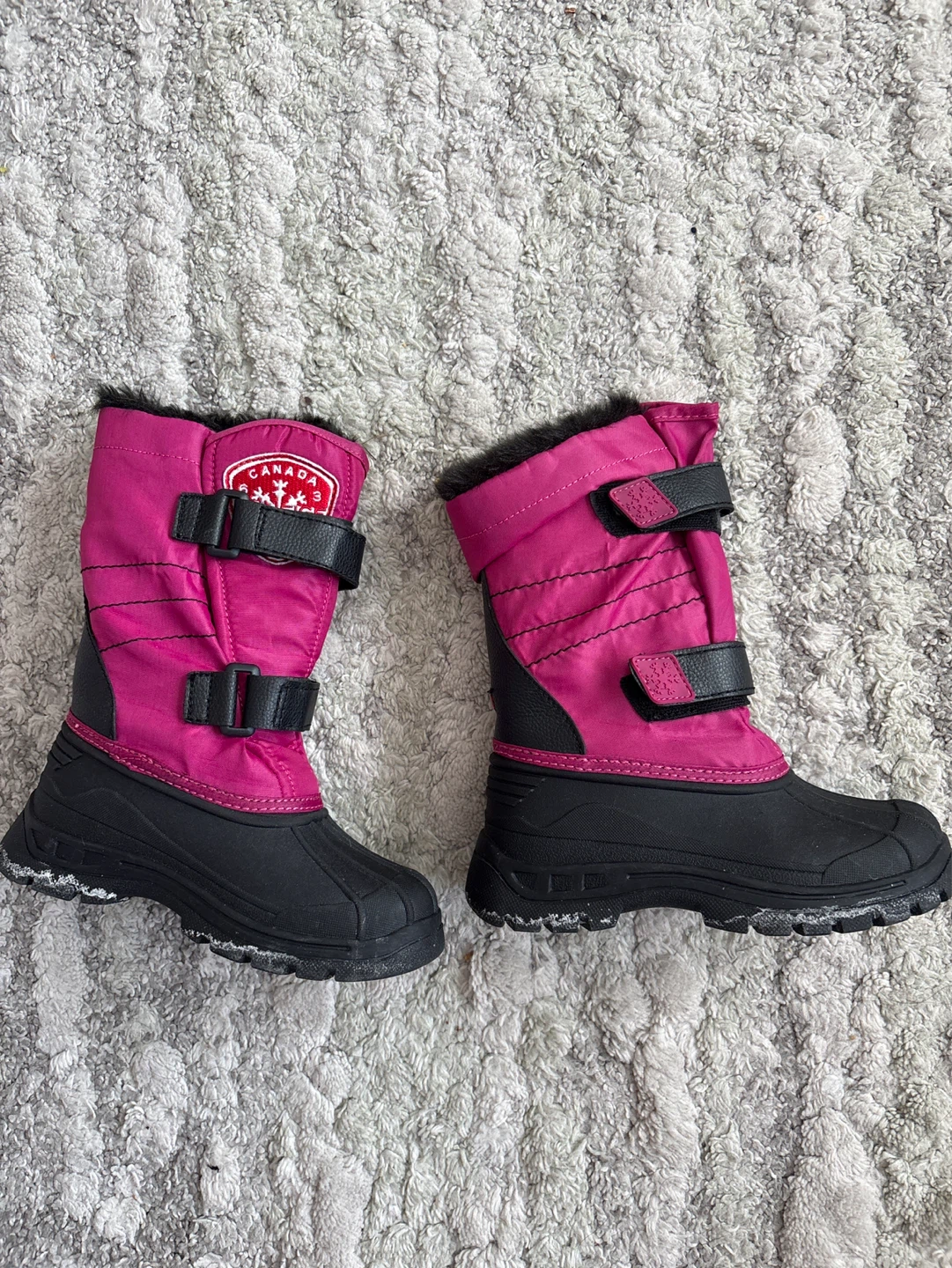 Pink Girls' Winter Boots