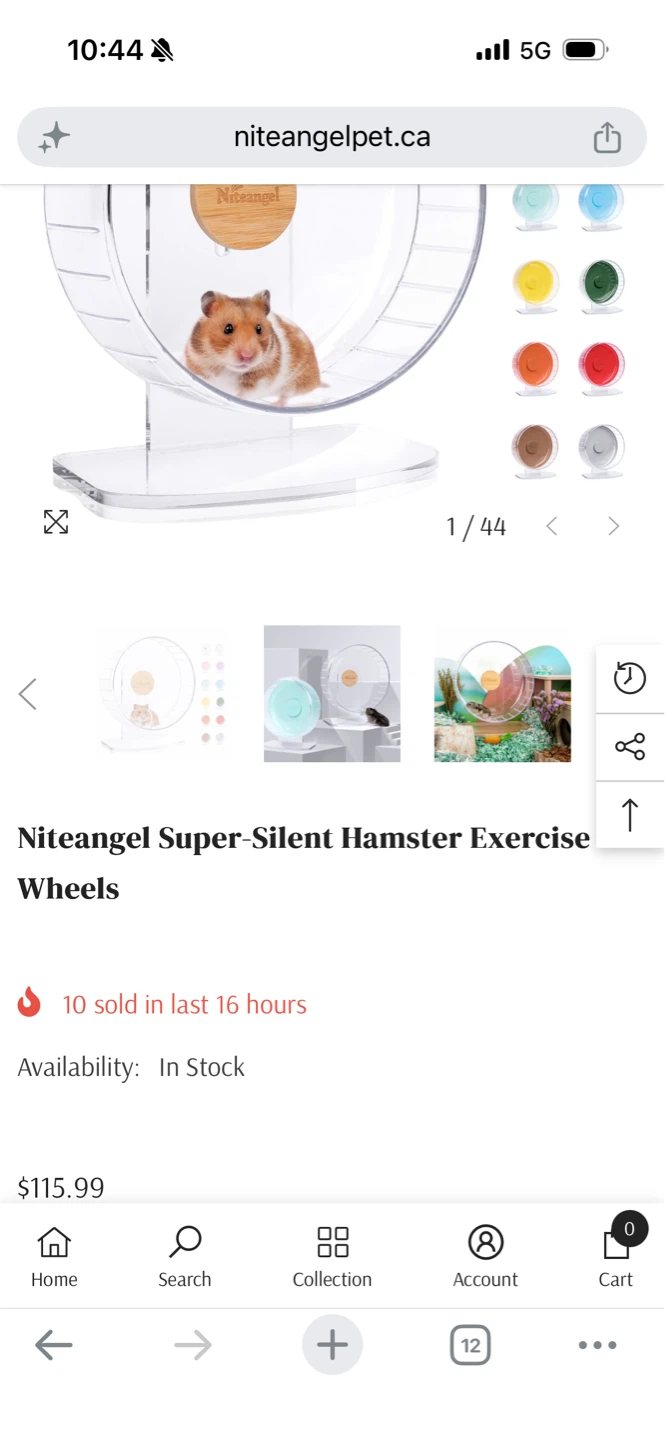 Nightangel XL Super Silent Exercise Wheel- New✨ - photo 4