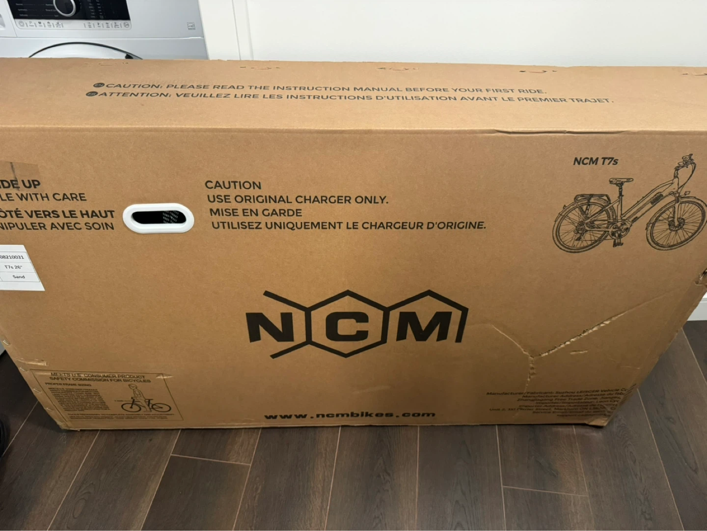 NCM T7S Electric Bike - Sand Color - 26" Wheel - photo 2